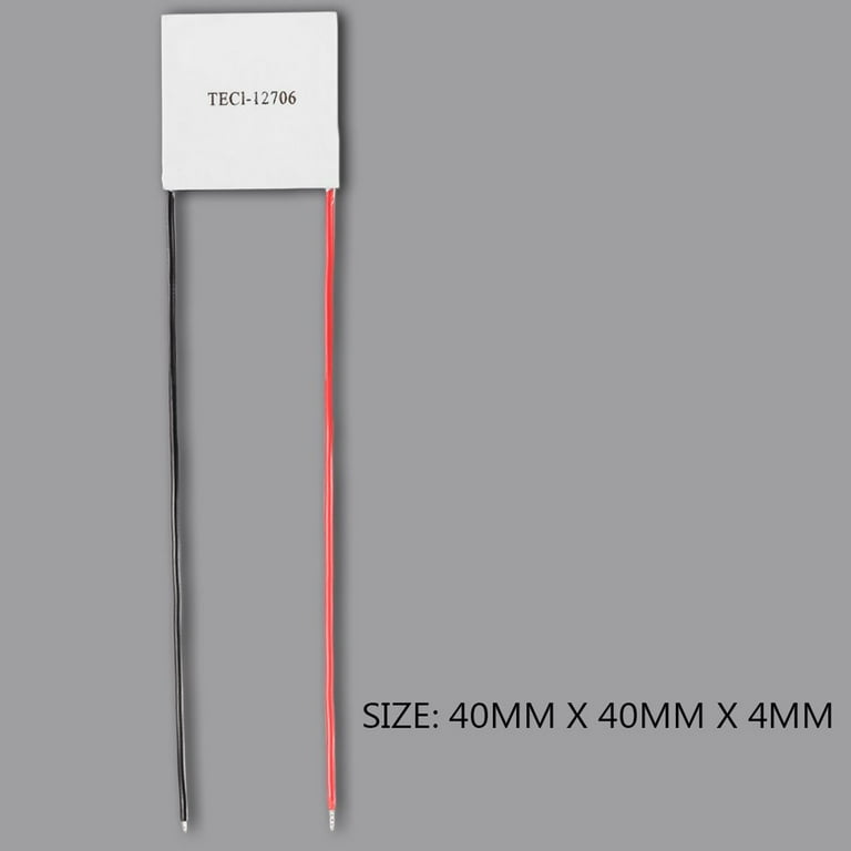 12 V 60 W TEC1-12706 Temperature Power Generation Heatsink Cooler Thermoelectric Peltier Plate Panel Cooling CPU Module 12 V 60 W TEC1-12706 Temperature Power Generation Heatsink Cooler Thermoelectric Peltier Plate Panel Cooling CPU Module